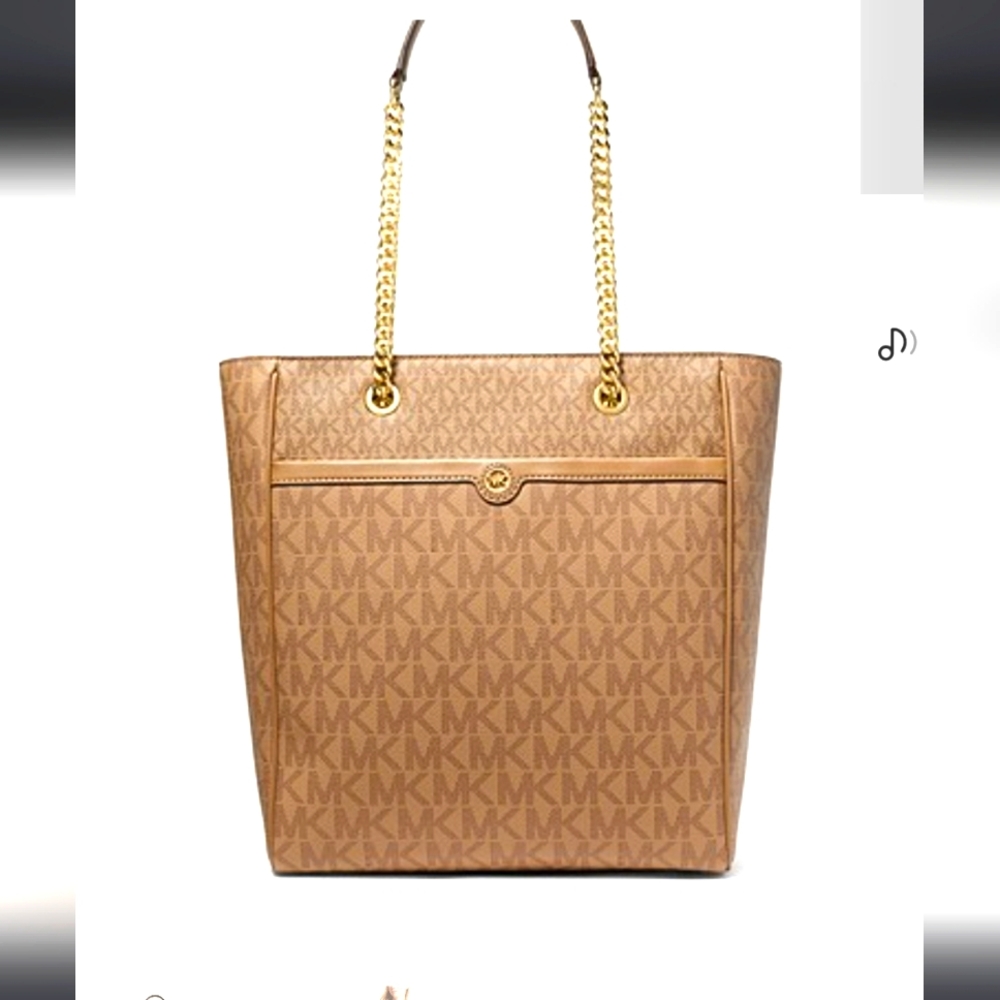 TODAY ONLY! NWT, Michael Kors Blaire Large Logo Tote Bag